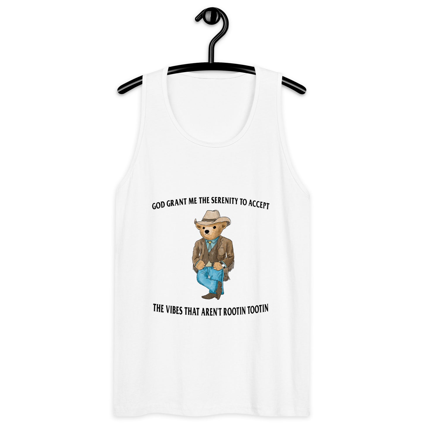 Serenity Bear (Light Version) Men’s premium tank top