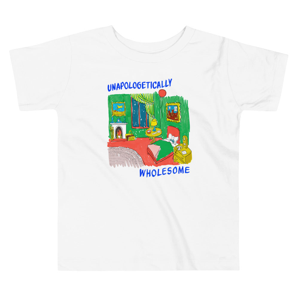 Unapologetically Wholesome Toddler Short Sleeve Tee