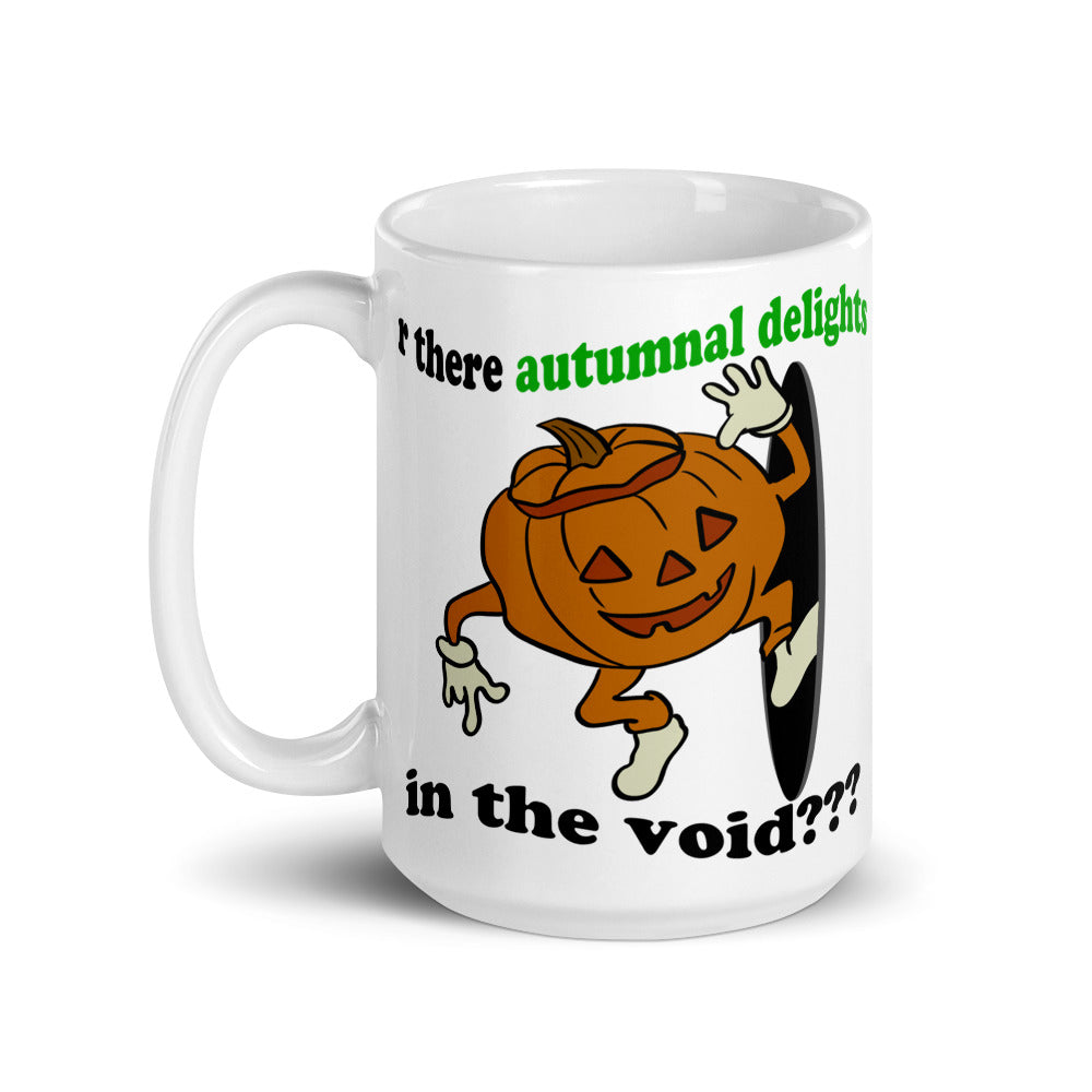 Autumnal Delights White glossy mug
