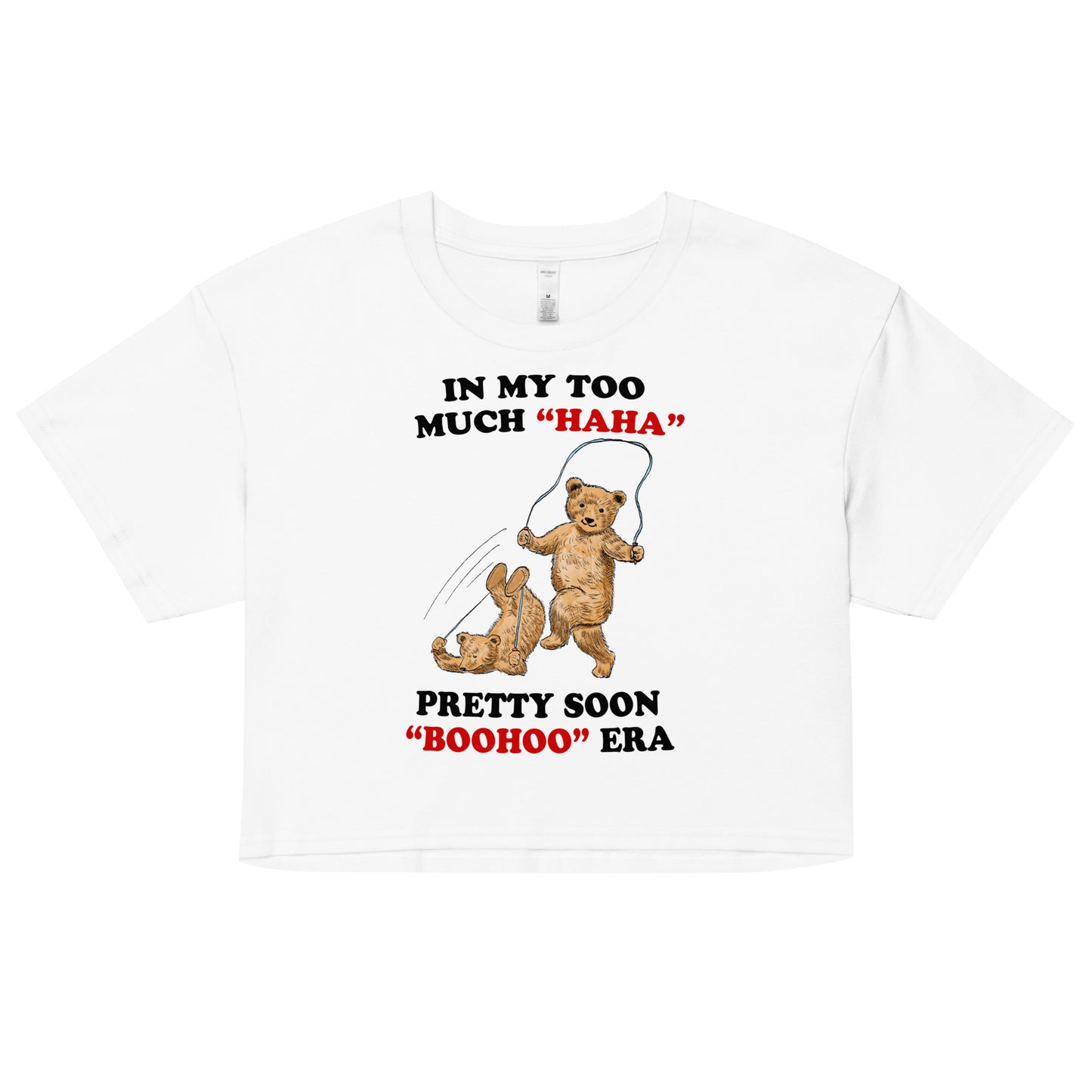 Haha/Boohoo Women’s crop top