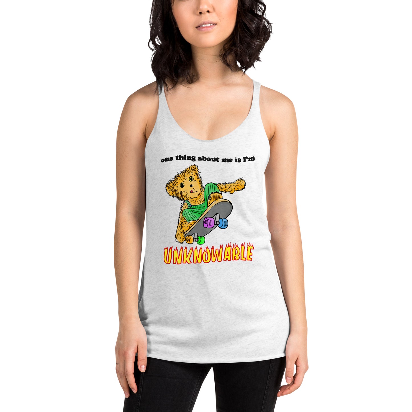Unknowable Meme Women's Racerback Tank