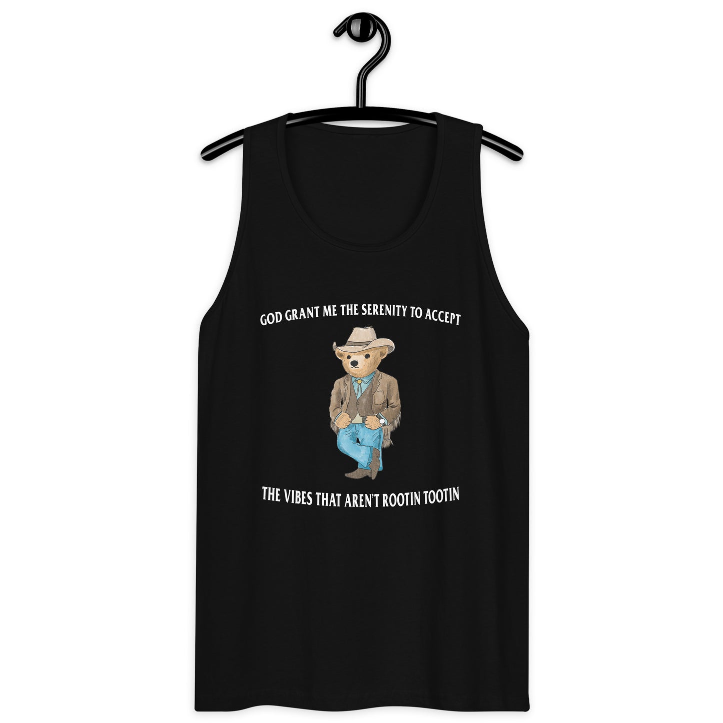 Serenity Bear (Dark Version) Men’s premium tank top