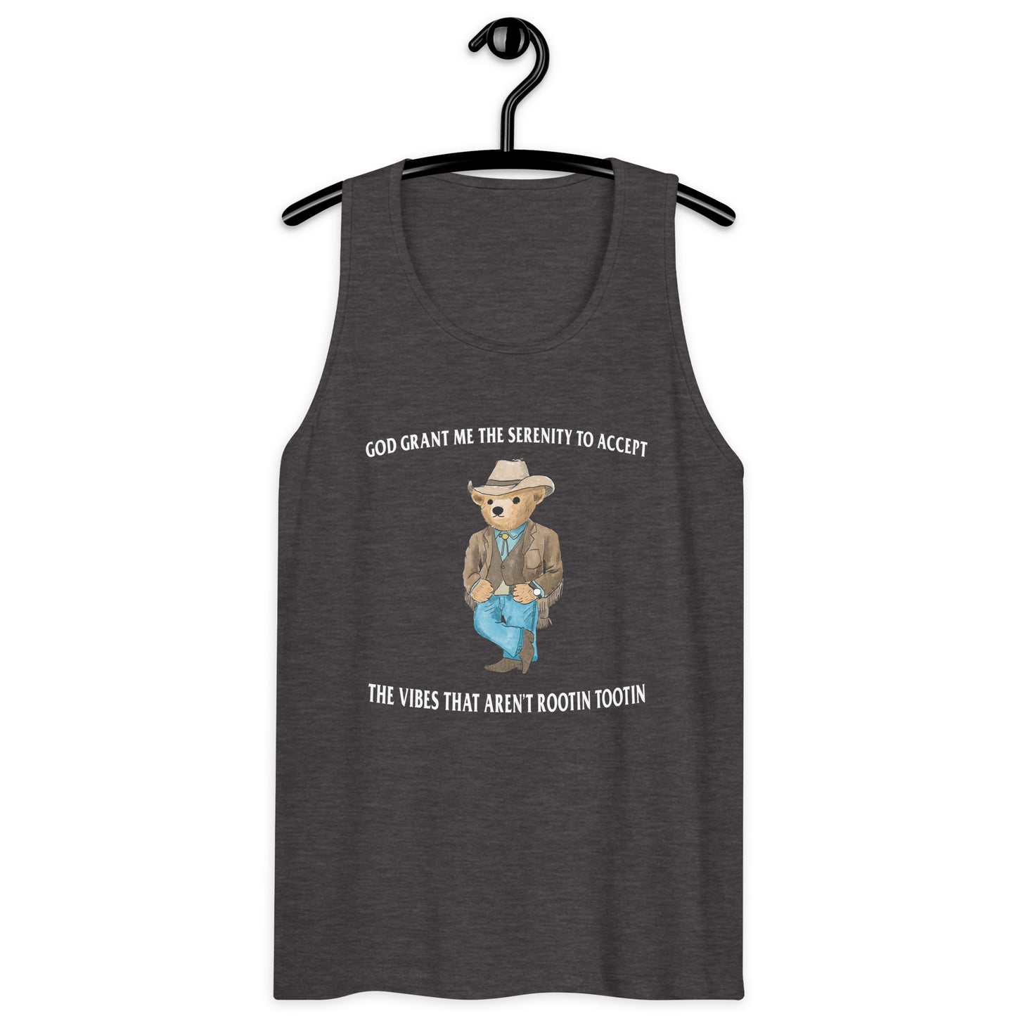 Serenity Bear (Dark Version) Men’s premium tank top