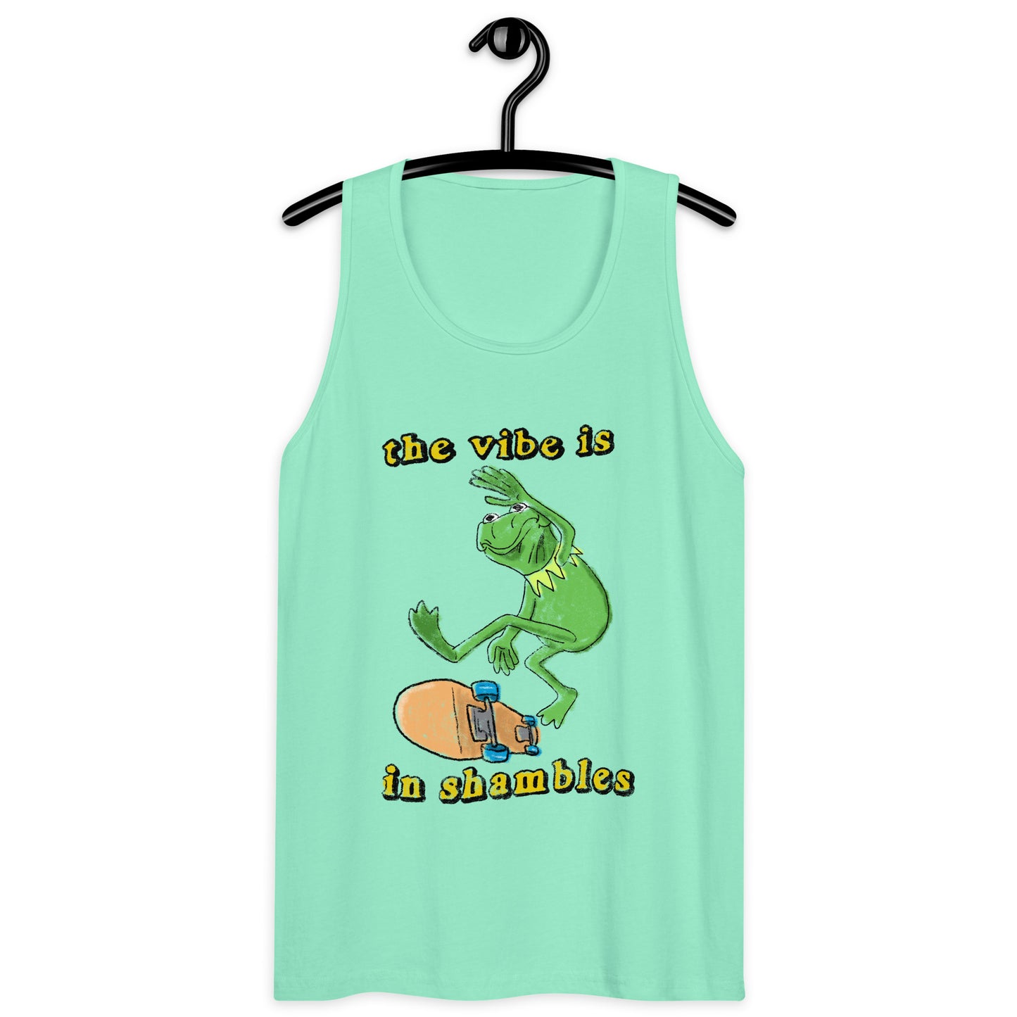 Vibe in Shambles Men’s premium tank top
