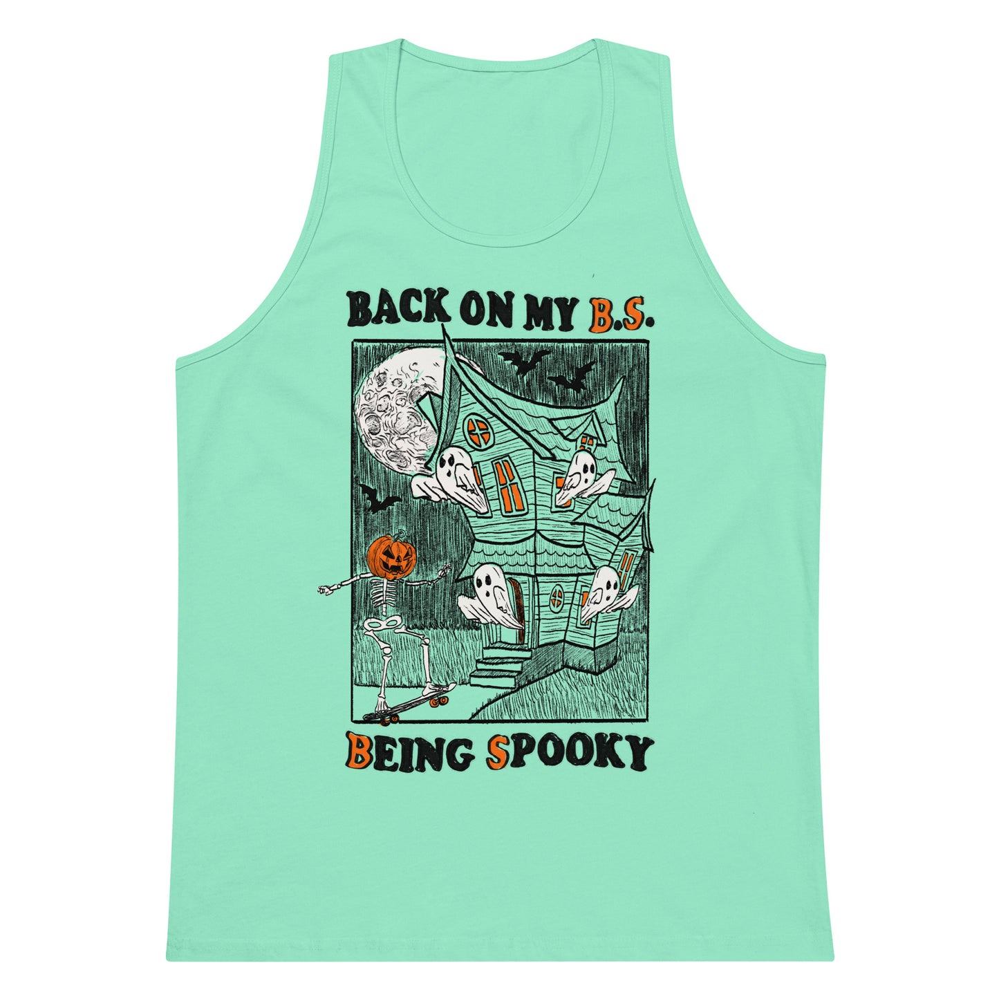 Being Spooky Men’s premium tank top