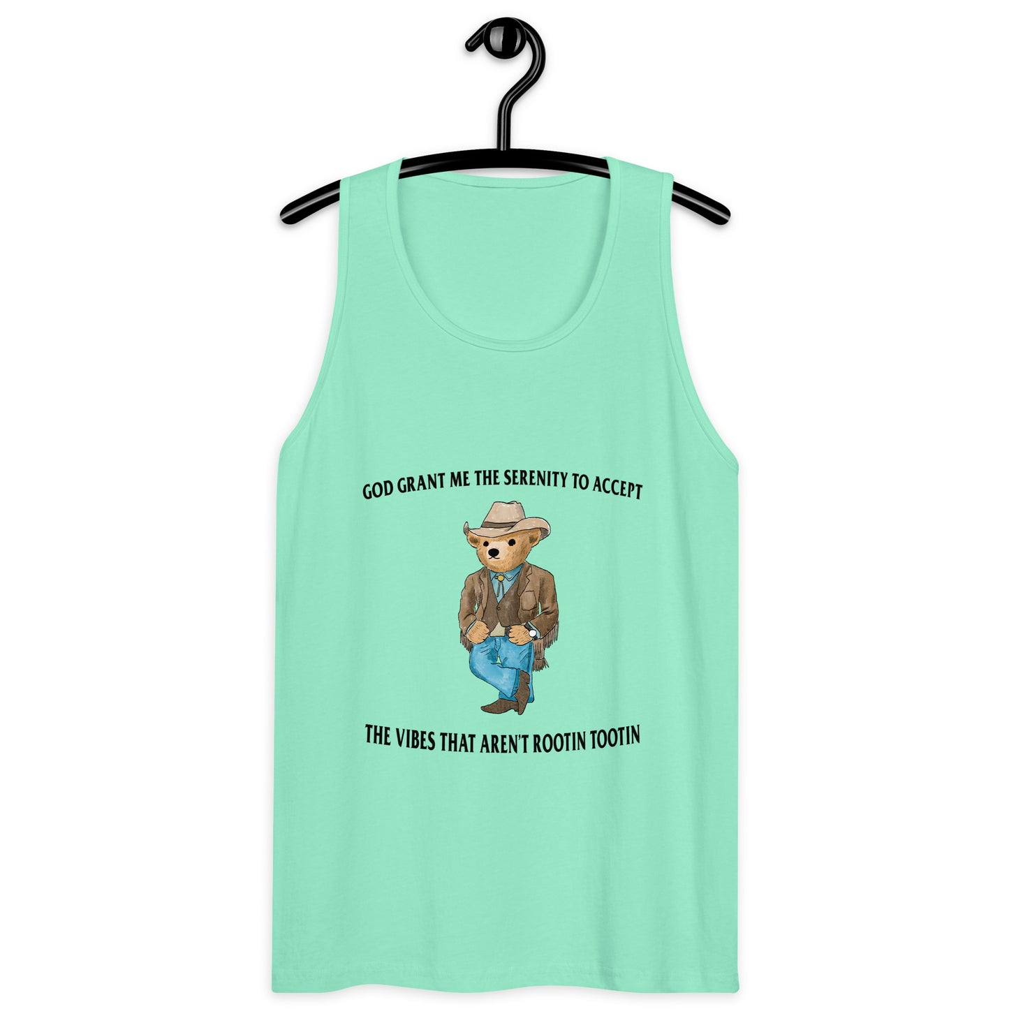 Serenity Bear (Light Version) Men’s premium tank top