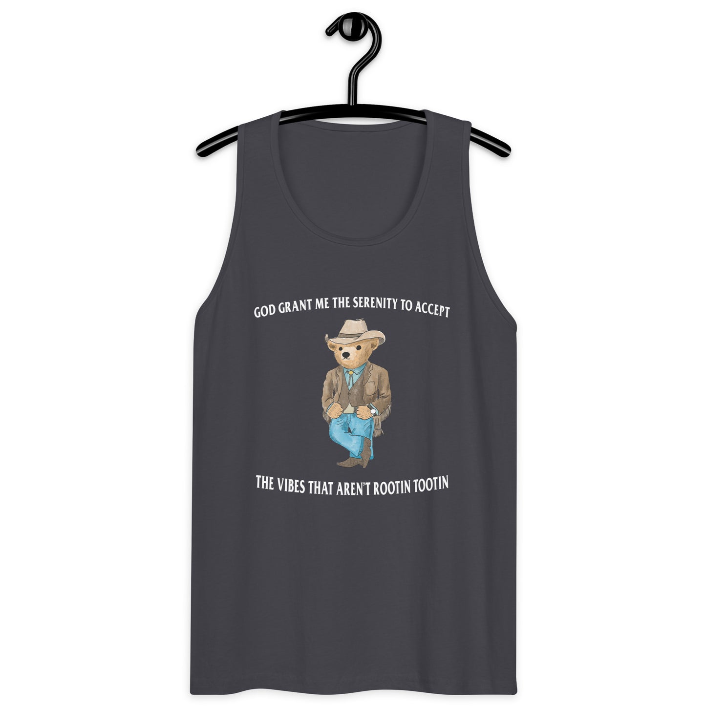 Serenity Bear (Dark Version) Men’s premium tank top
