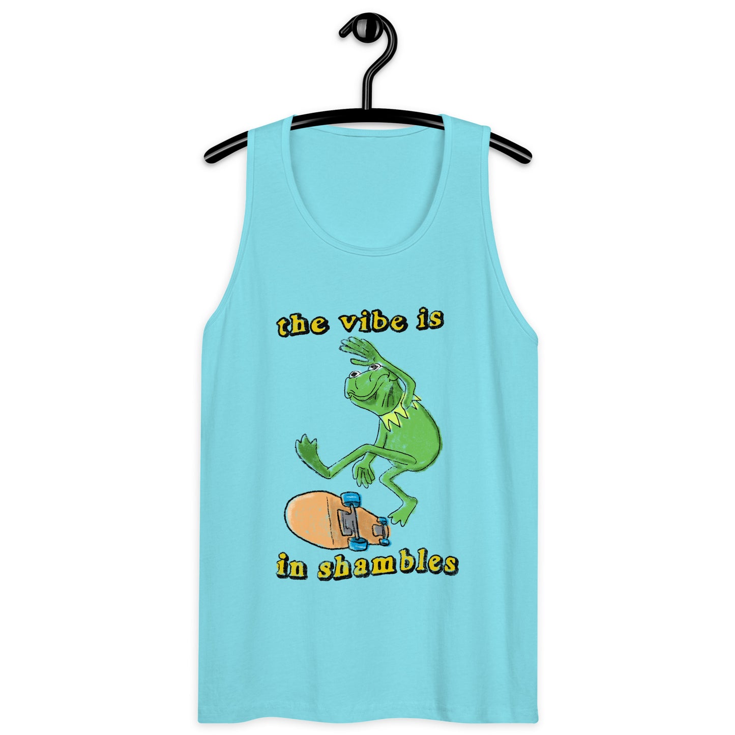 Vibe in Shambles Men’s premium tank top