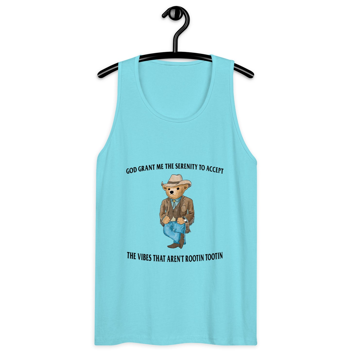 Serenity Bear (Light Version) Men’s premium tank top