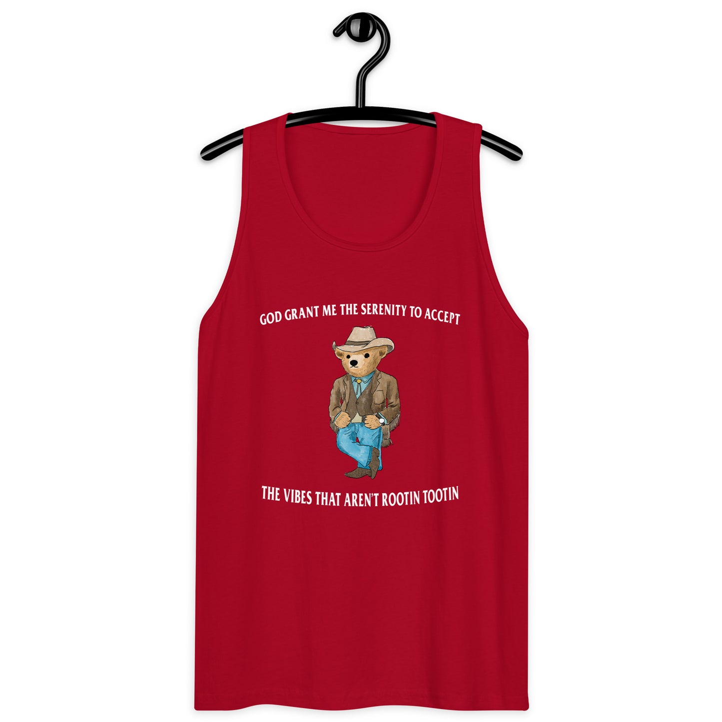 Serenity Bear (Dark Version) Men’s premium tank top