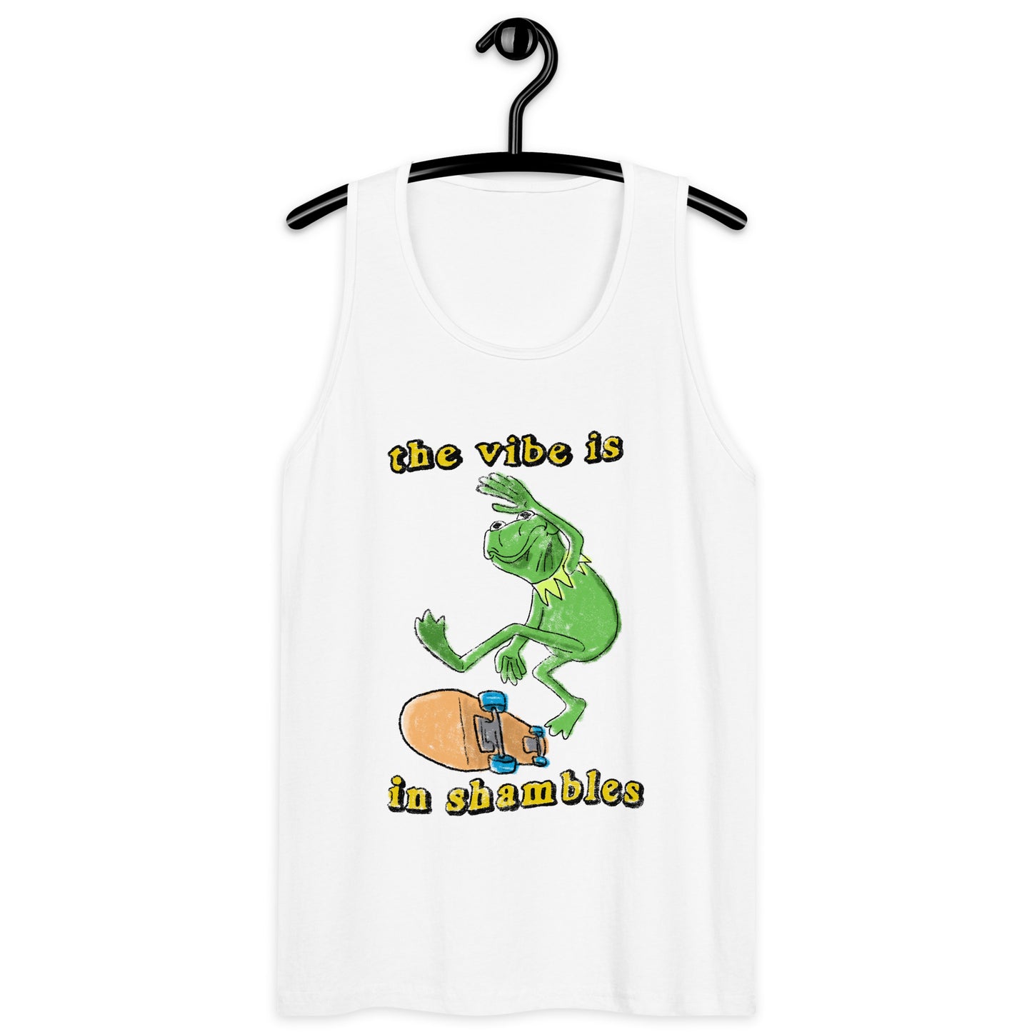 Vibe in Shambles Men’s premium tank top