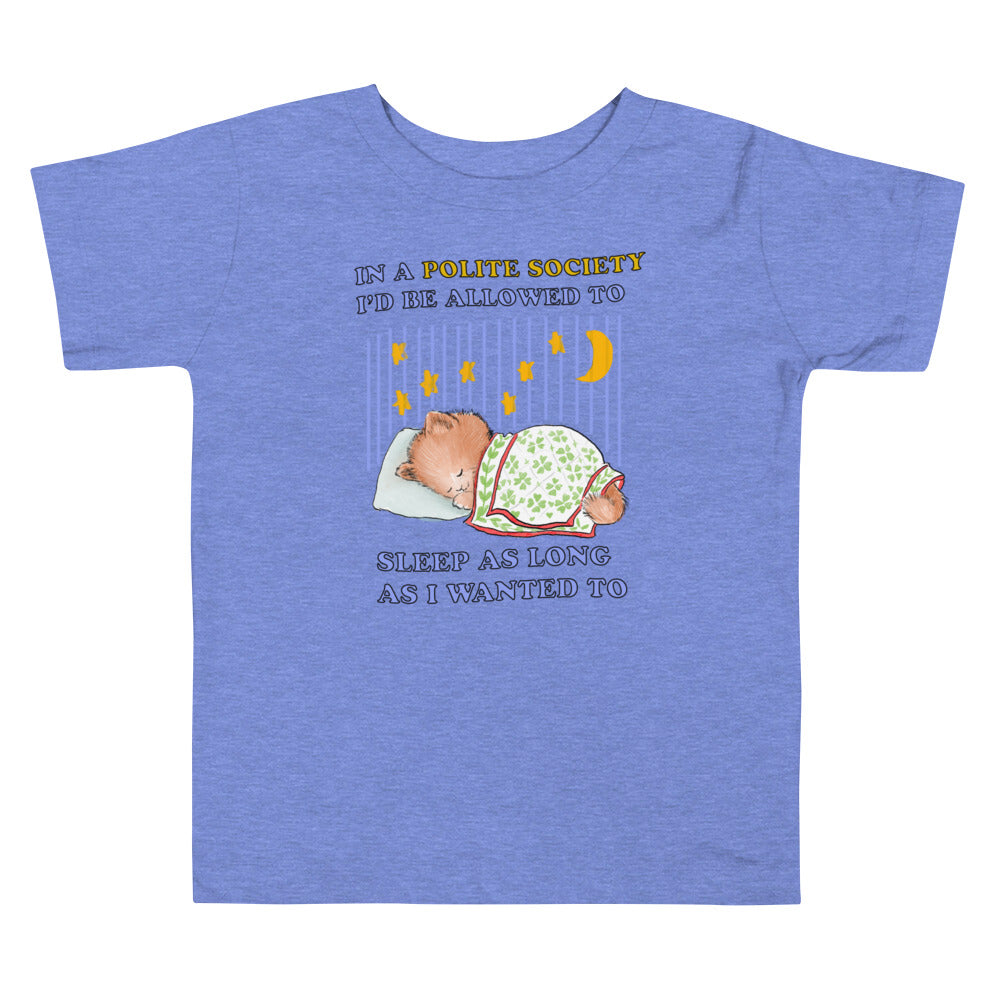 Polite Society Toddler Short Sleeve Tee