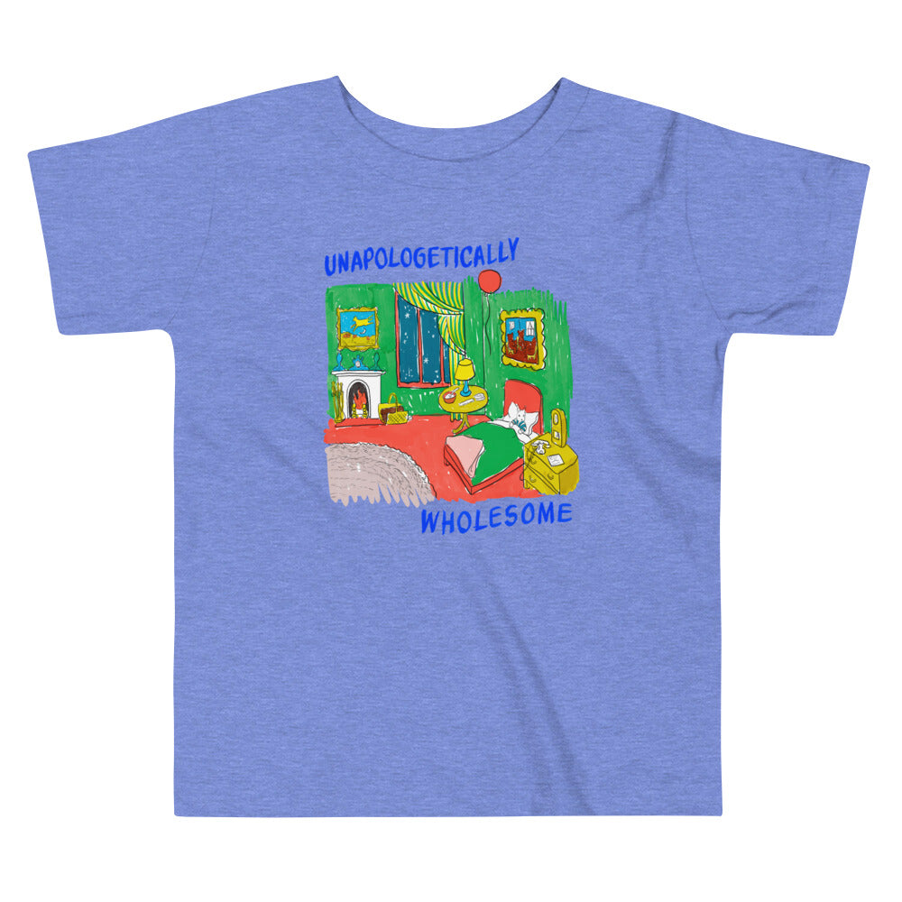 Unapologetically Wholesome Toddler Short Sleeve Tee
