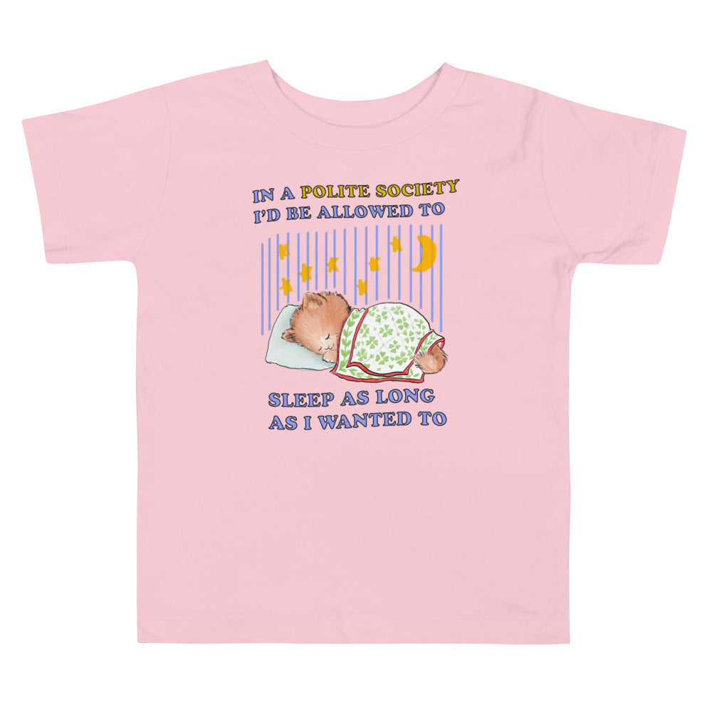 Polite Society Toddler Short Sleeve Tee