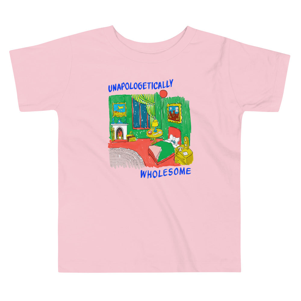 Unapologetically Wholesome Toddler Short Sleeve Tee