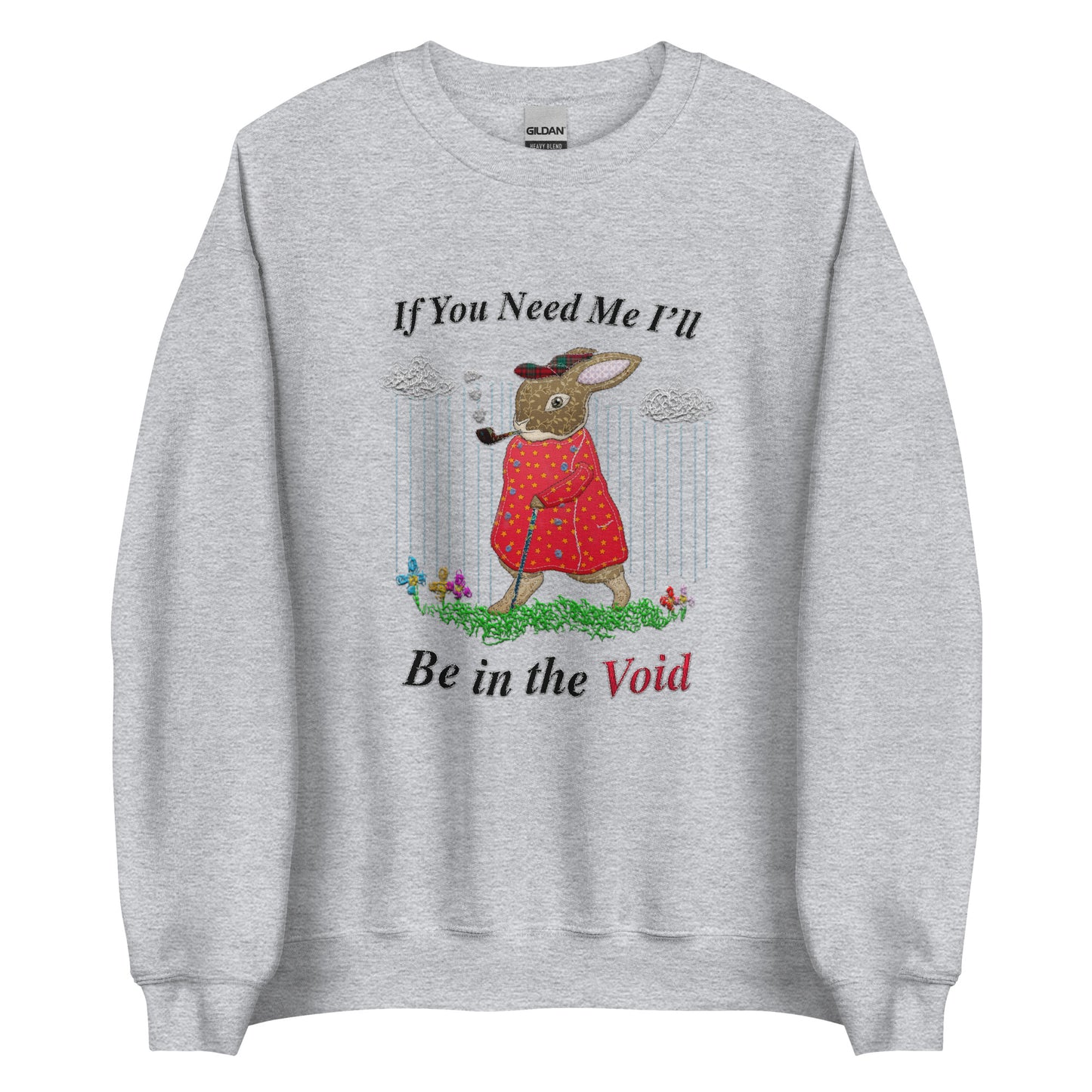 I'll Be in the Void Unisex Sweatshirt (Not embroidered)