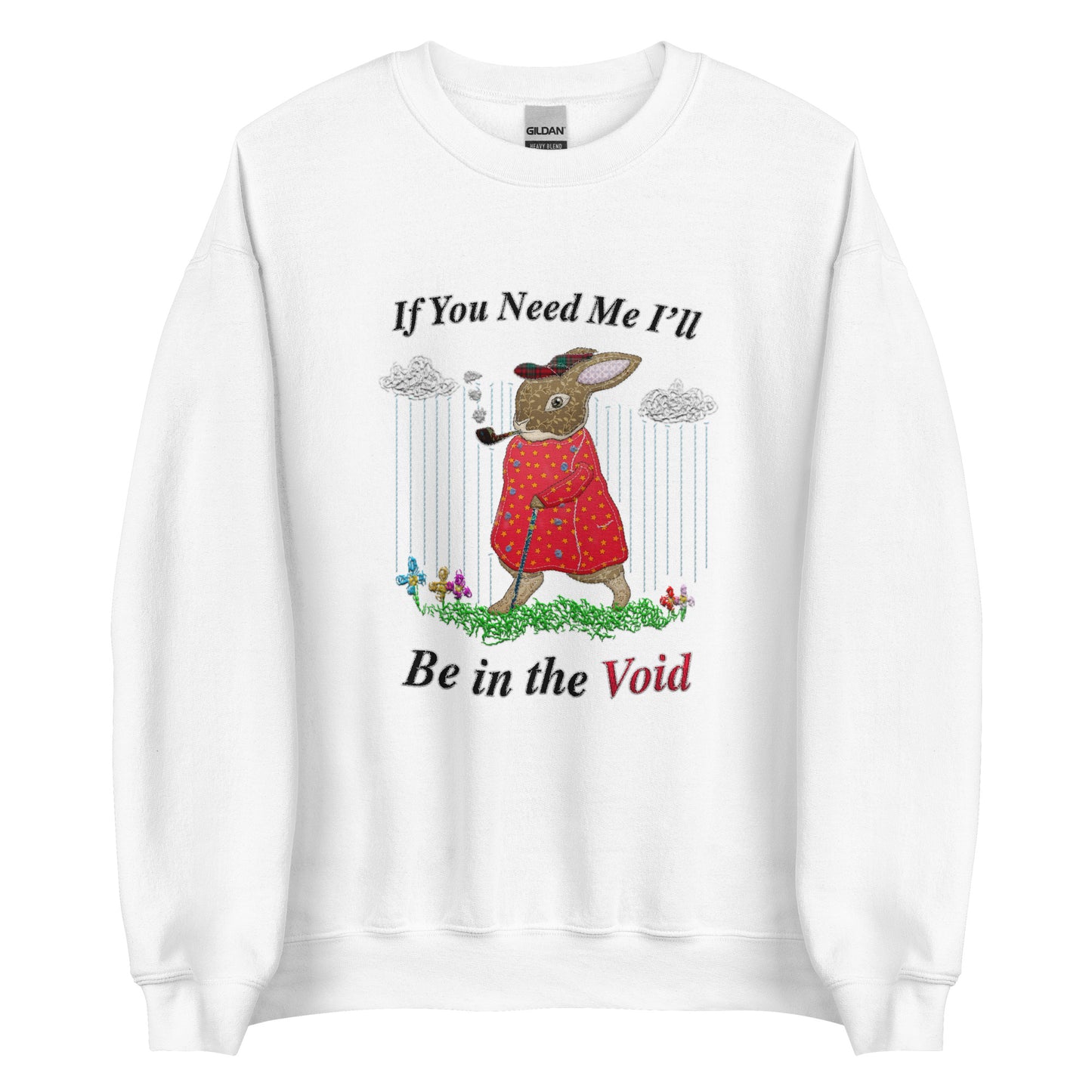I'll Be in the Void Unisex Sweatshirt (Not embroidered)