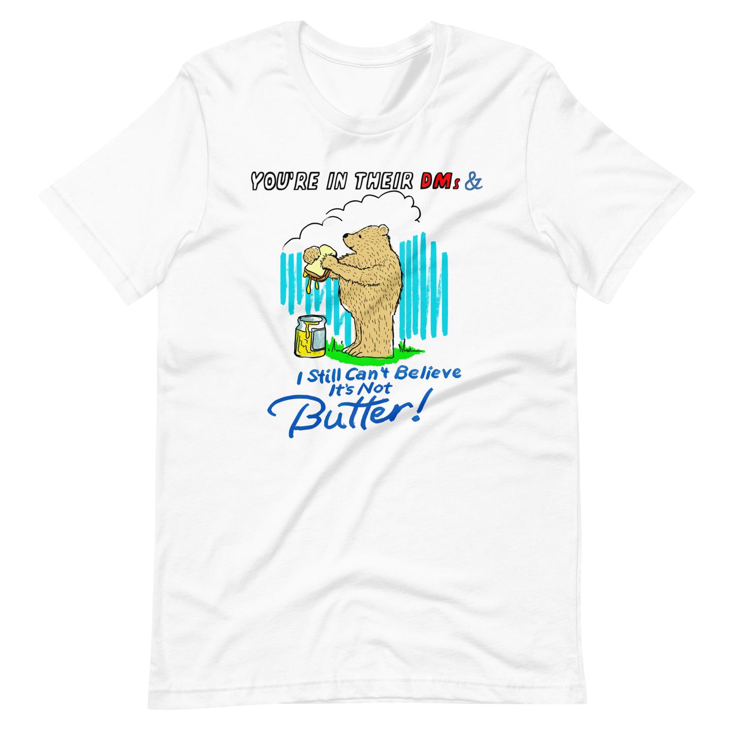 Butter Bear Unisex t-shirt (Bella+Canvas Shirt)