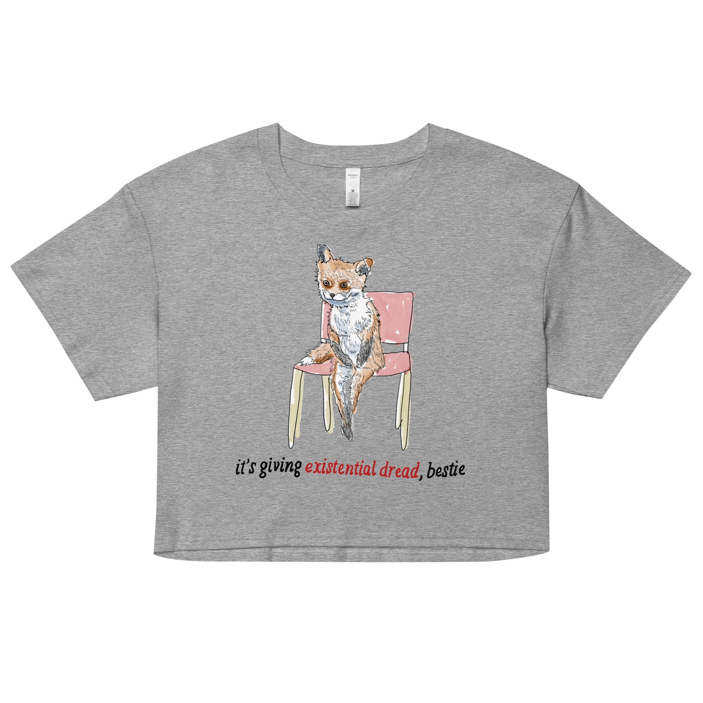 Existential Dread Women’s crop top