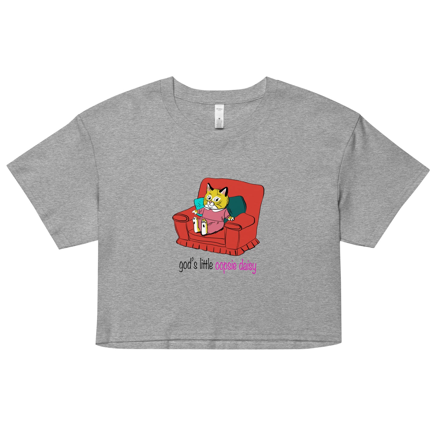 Gods little oopsie daisy Women’s crop top