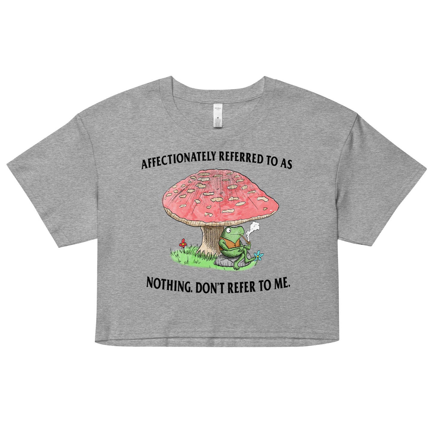 Don't Refer to Me Women’s crop top