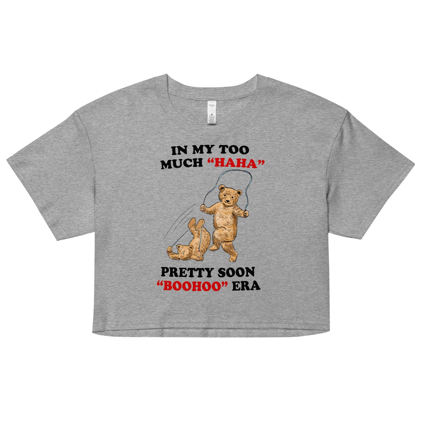 Haha/Boohoo Women’s crop top
