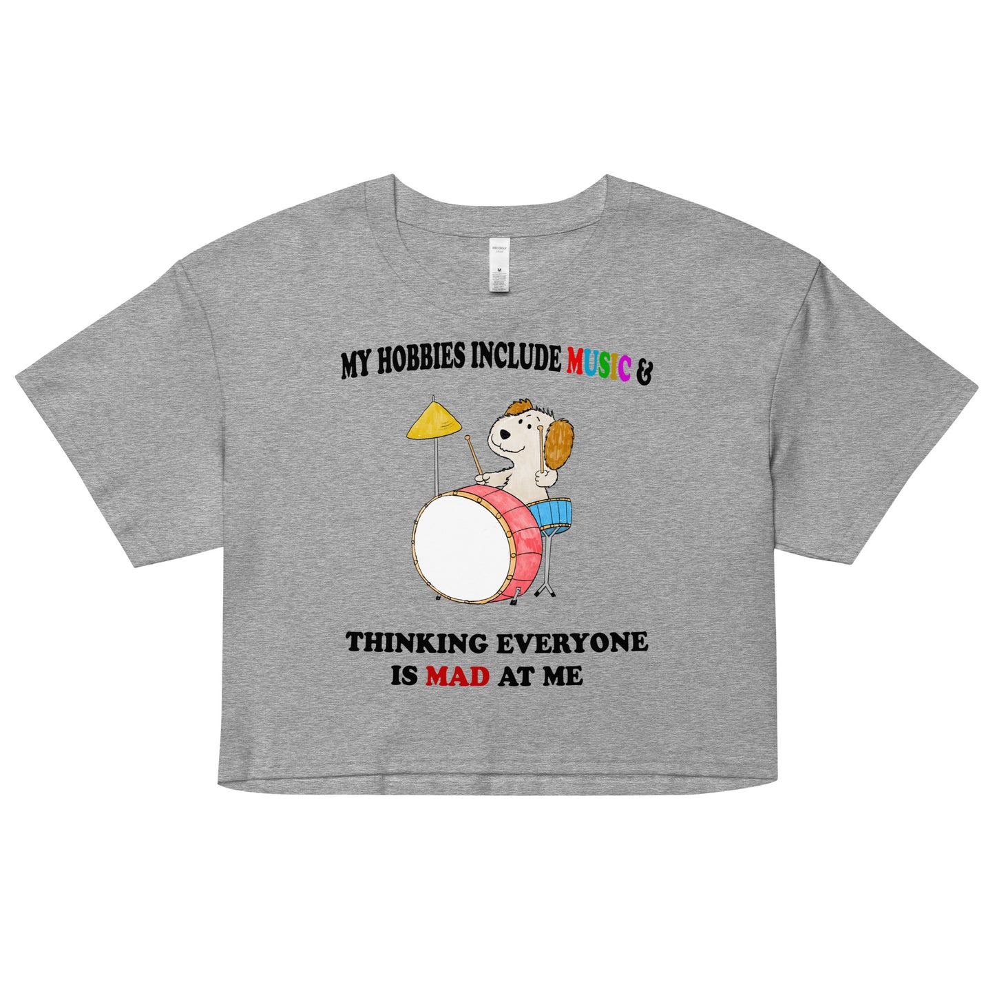 Mad Music Women’s crop top