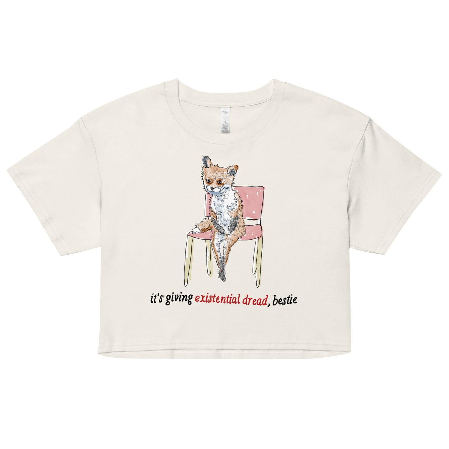 Existential Dread Women’s crop top