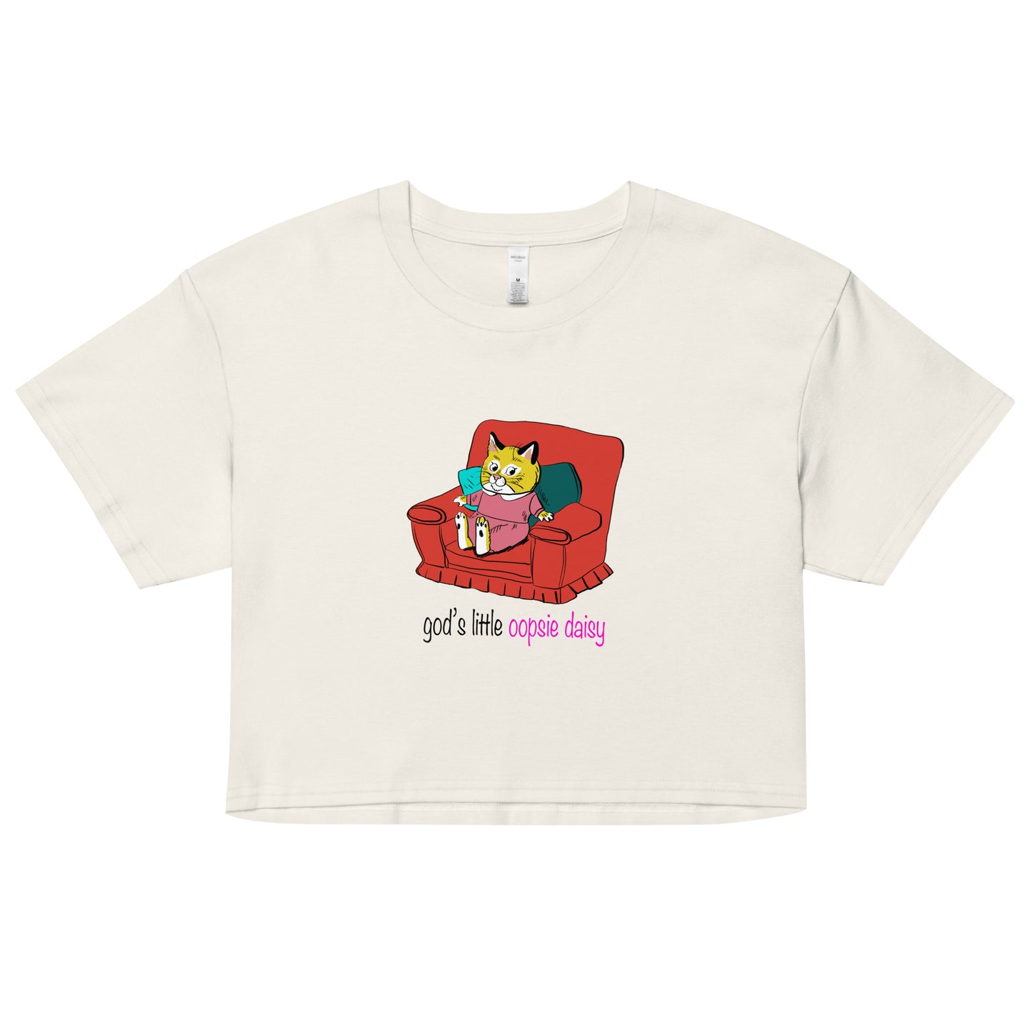 Gods little oopsie daisy Women’s crop top