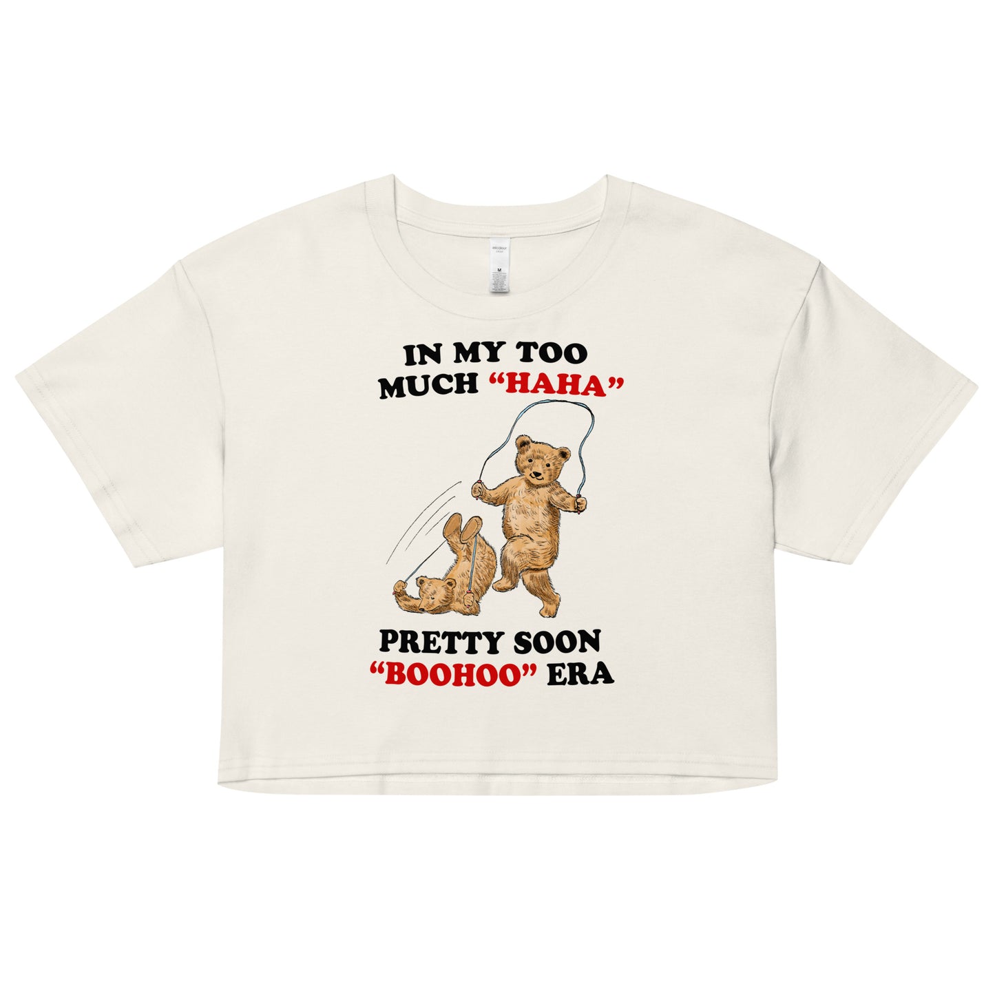 Haha/Boohoo Women’s crop top