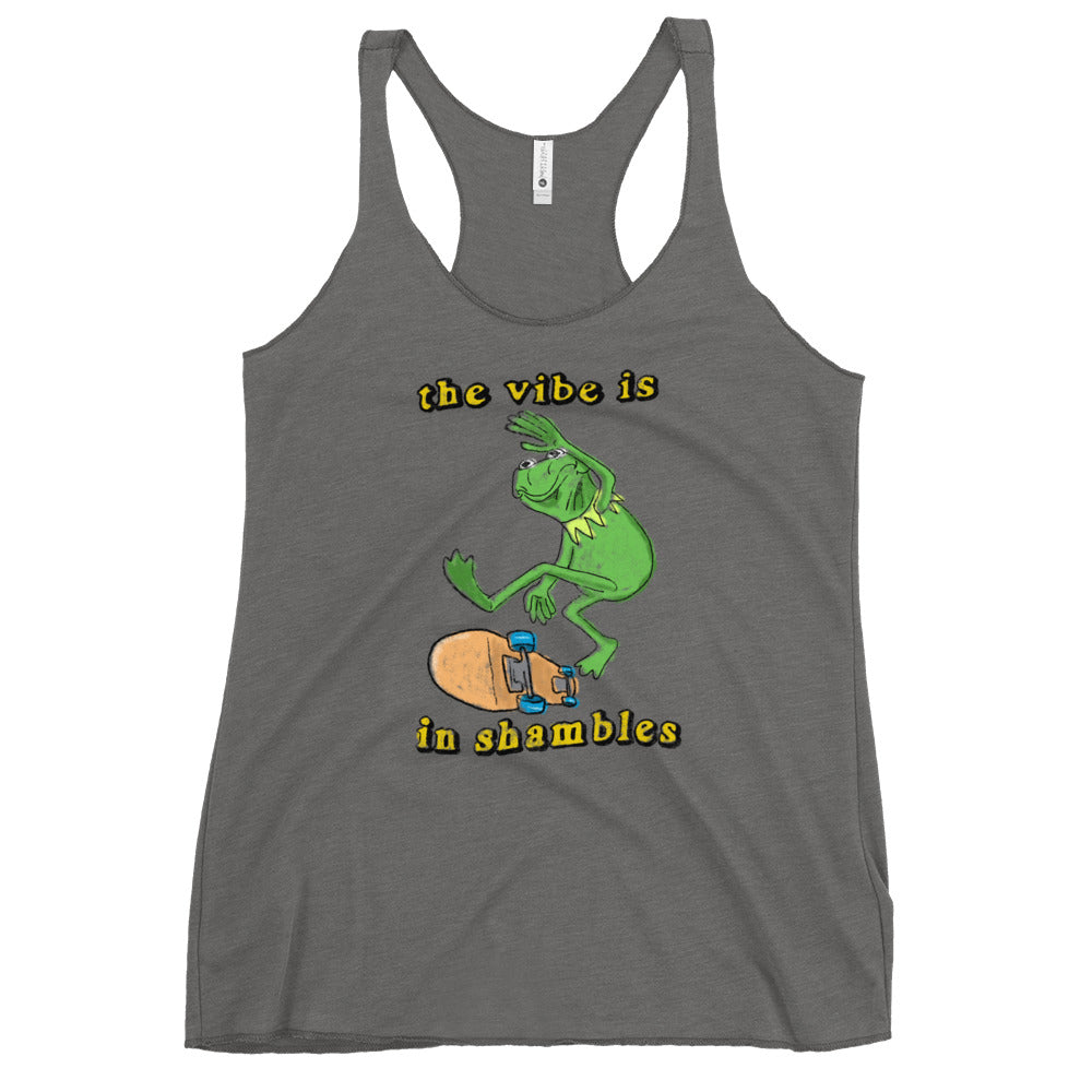 Vibe in Shambles Women's Racerback Tank