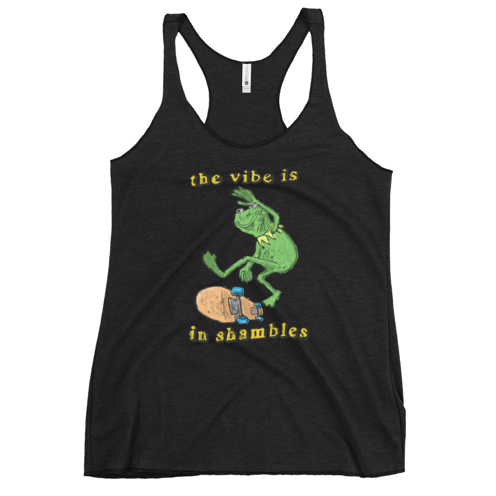 Vibe in Shambles Women's Racerback Tank