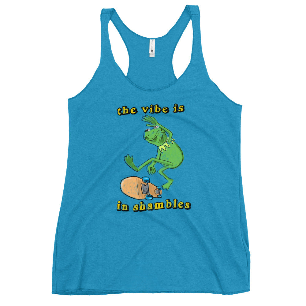 Vibe in Shambles Women's Racerback Tank